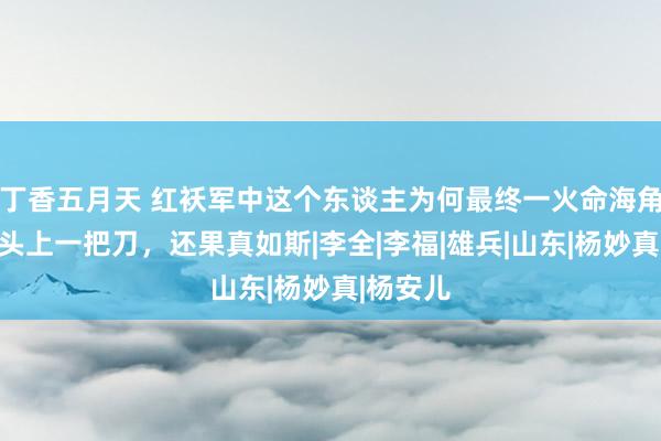 丁香五月天 红袄军中这个东谈主为何最终一火命海角？色字头上一把刀，还果真如斯|李全|李福|雄兵|山东|杨妙真|杨安儿