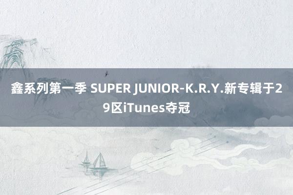 鑫系列第一季 SUPER JUNIOR-K.R.Y.新专辑于29区iTunes夺冠